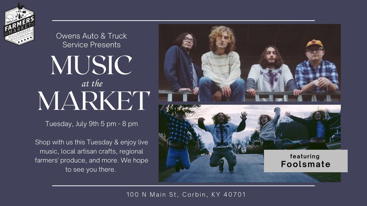 Music at the Market Presents Foolsmate