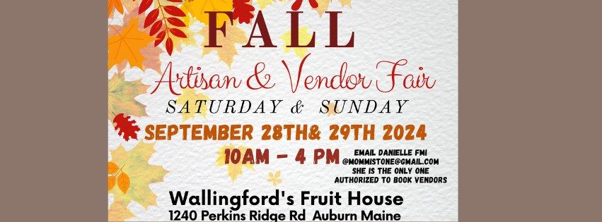 Wallingfords Orchard Annual fall craft fair