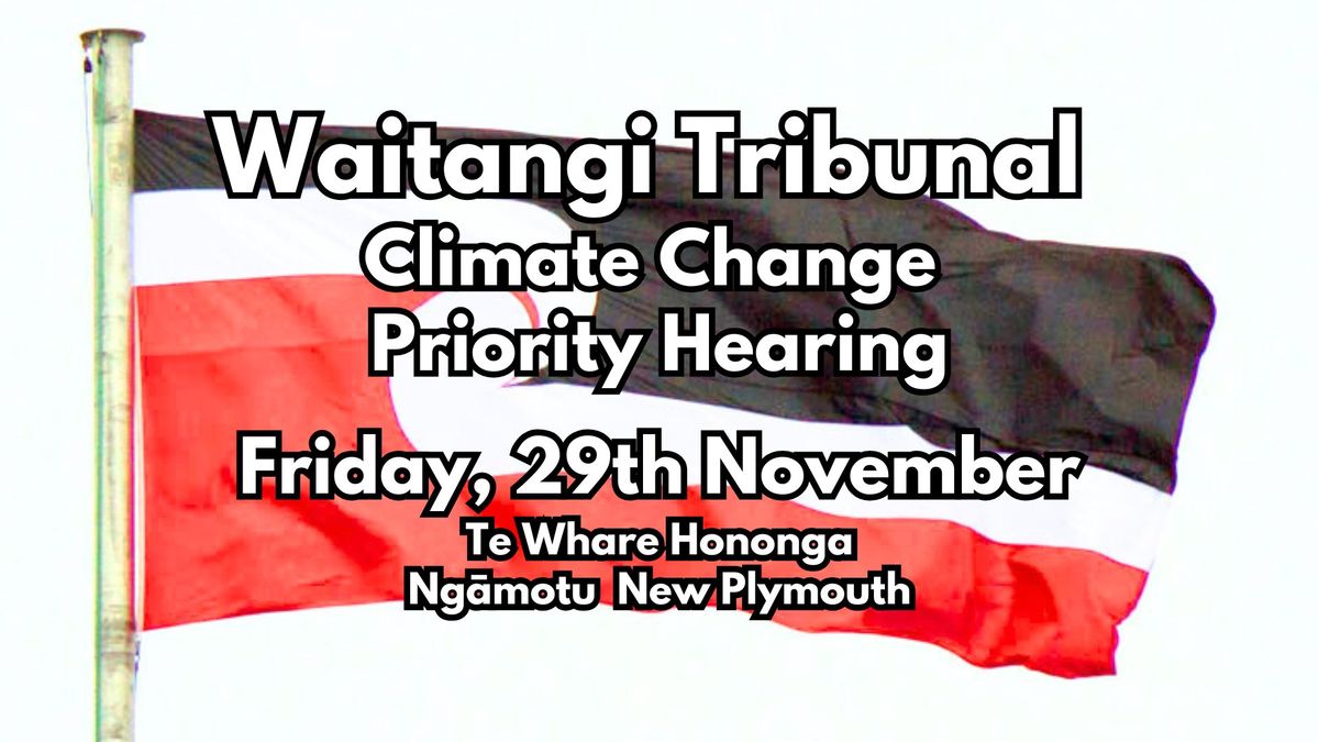 Waitangi Tribunal Climate Change Priority Hearing