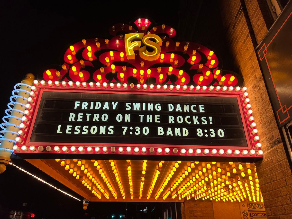 Retro on the Rocks band at Swing Night - Fountain Square Theatre