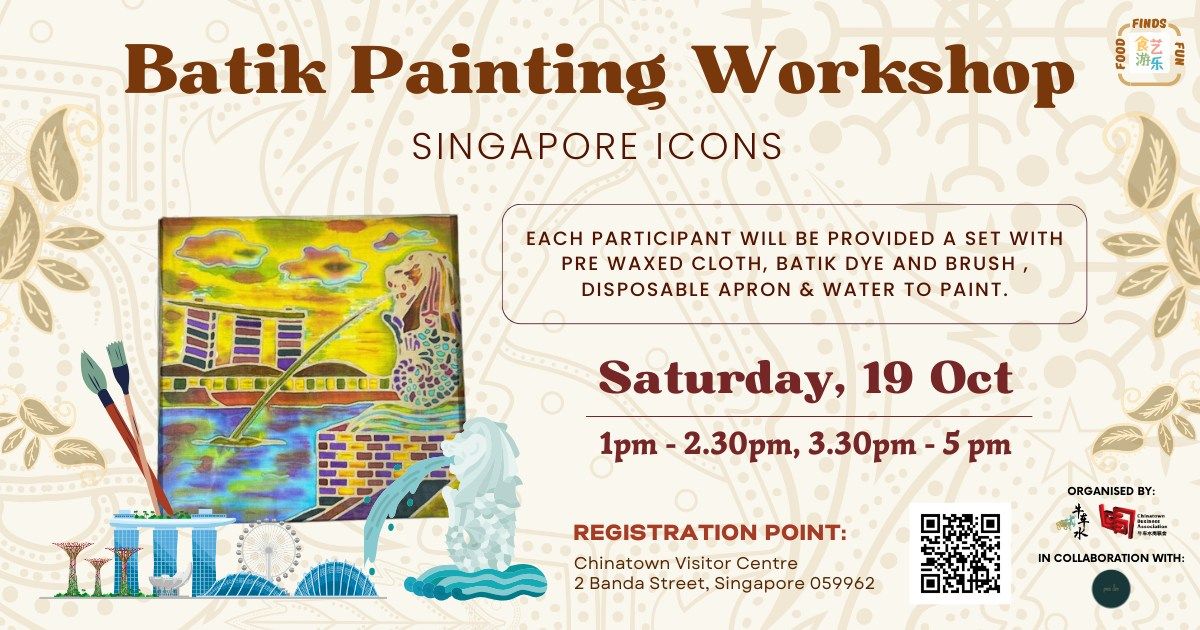 Batik Painting Workshop S\u2019pore Icons