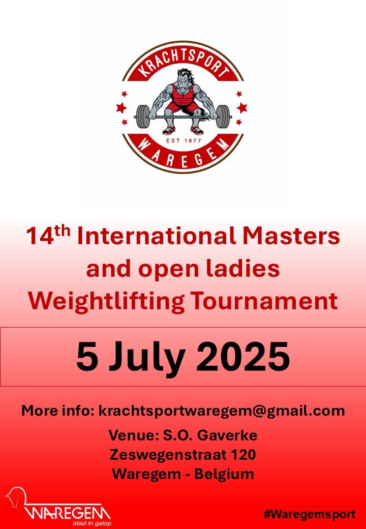 14th International Masters and open ladies Weightlifting Tournament