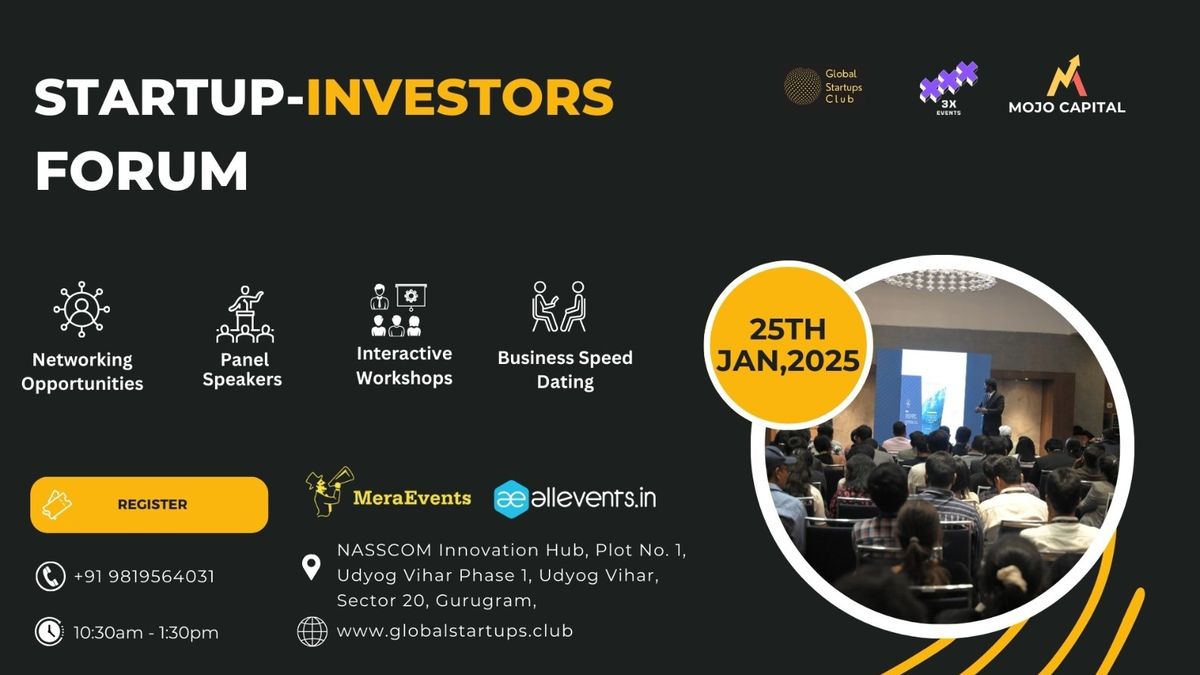 Startup Investors Forum Gurugram 2025