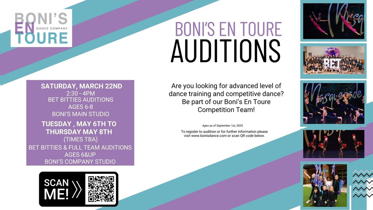 Boni's En Toure Competition Team 2025-2026 Auditions