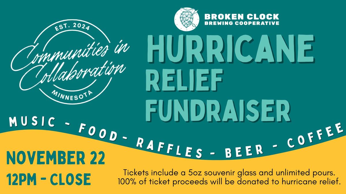 Communities in Collaboration: Hurricane Relief Fundraiser 