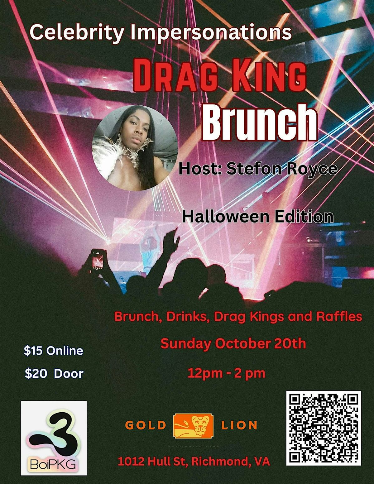 Celebrity Impersonations Drag King Brunch