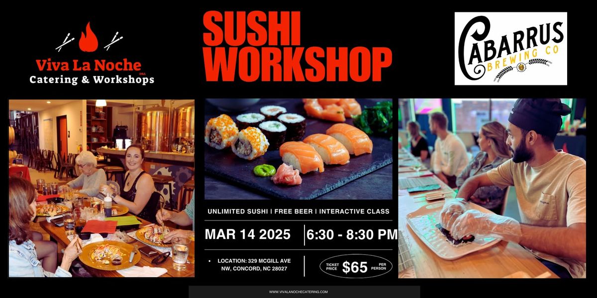 Sushi Workshop Cabarrus Brewing Company 