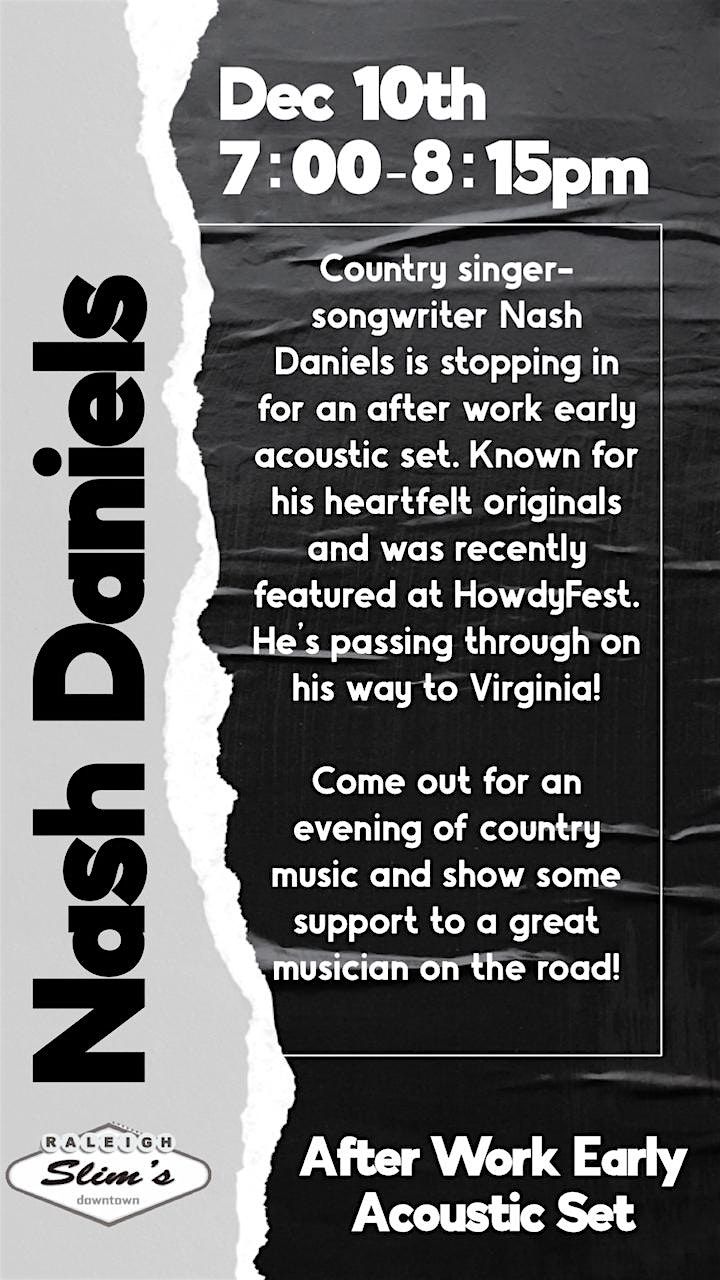 Nash Daniels Acoustic Set