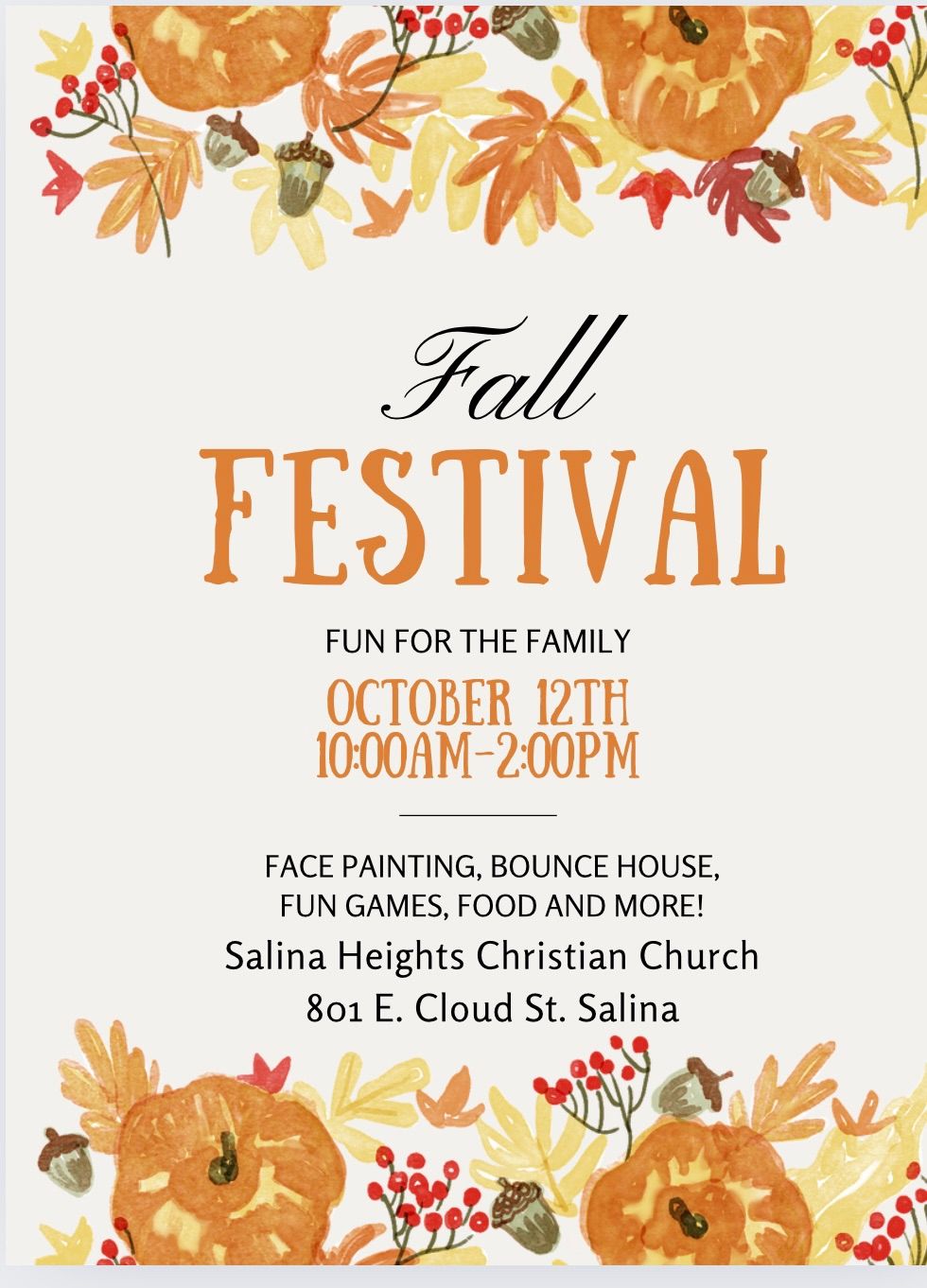 Fall Festival!