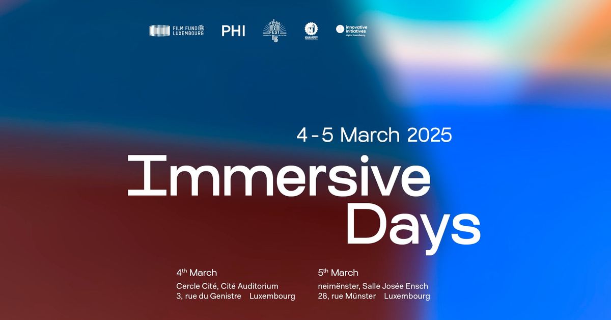 Immersive Days 2025 - Day 1