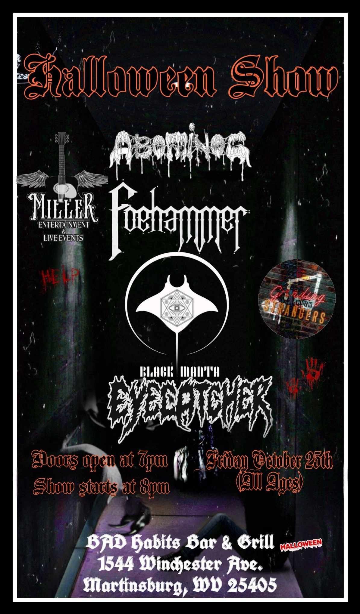 Abominog, Foehammer, Black Manta & Eyecatcher @ Bad Habits  