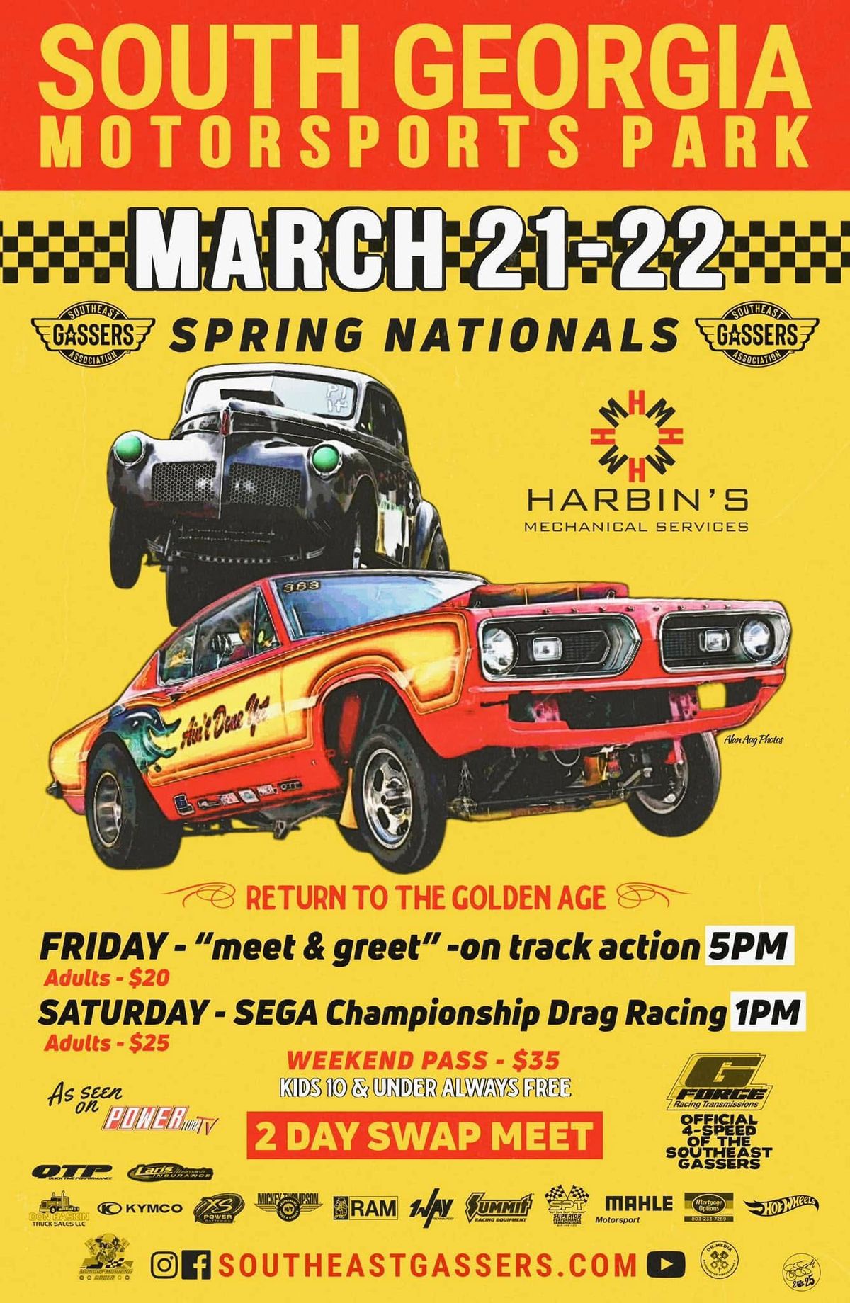 SEGA Spring Nationals at South Georgia Motorsports Park Presented by Harbin\u2019s Mechanical Services