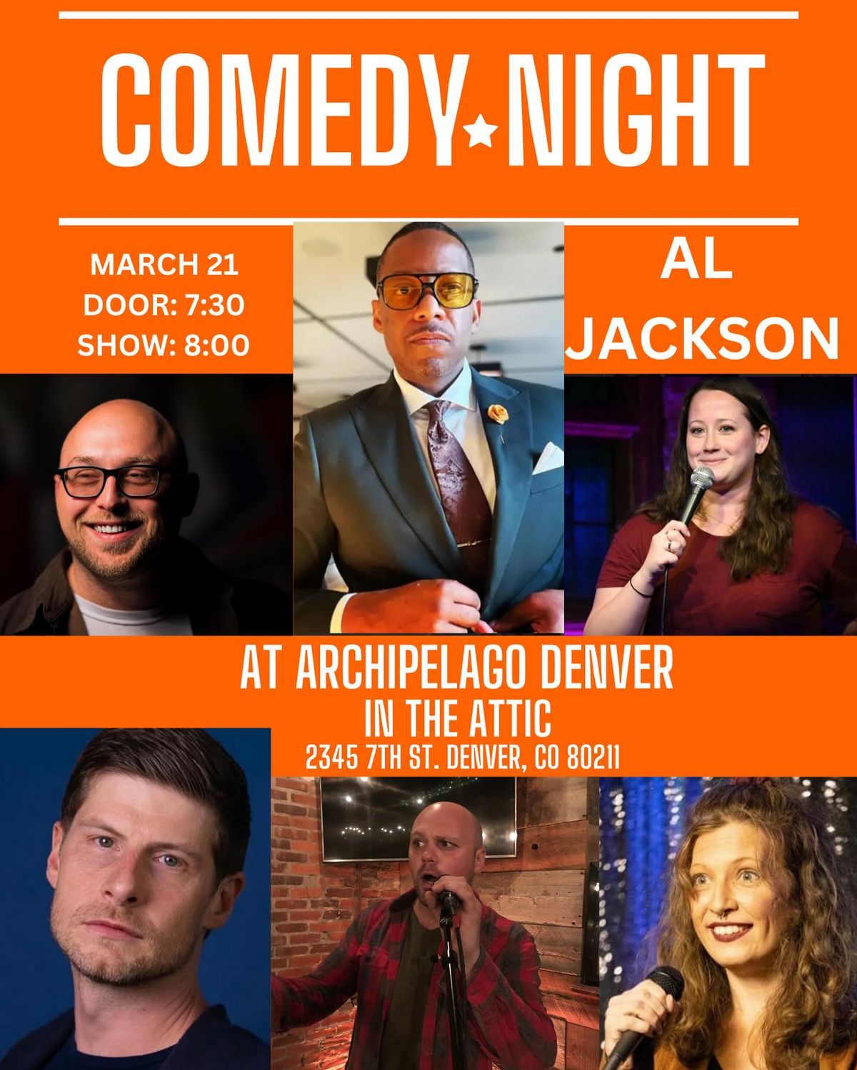 Comedy night at archipelago Denver 