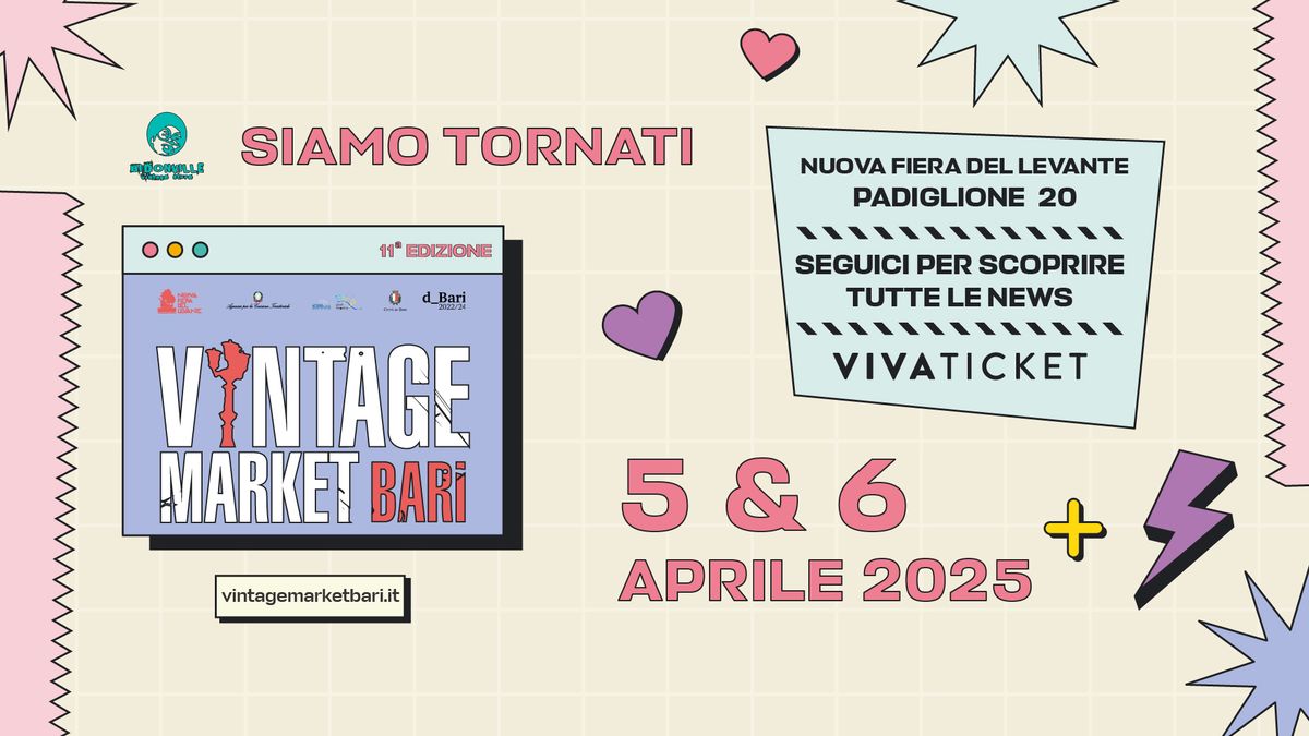 5-6 \/04 VINTAGE MARKET BARI