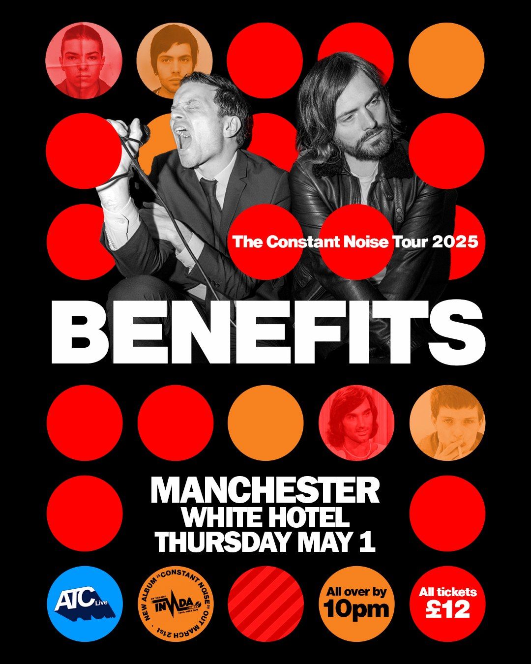 Benefits at The White Hotel 1st May 