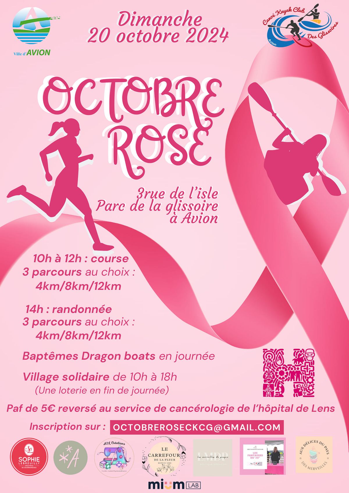 Octobre Rose avec le CKCG Avion