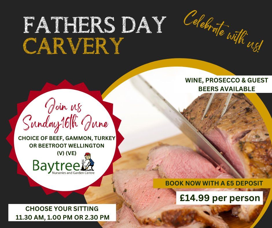 Fathers Day Carvery Sunday 16th June