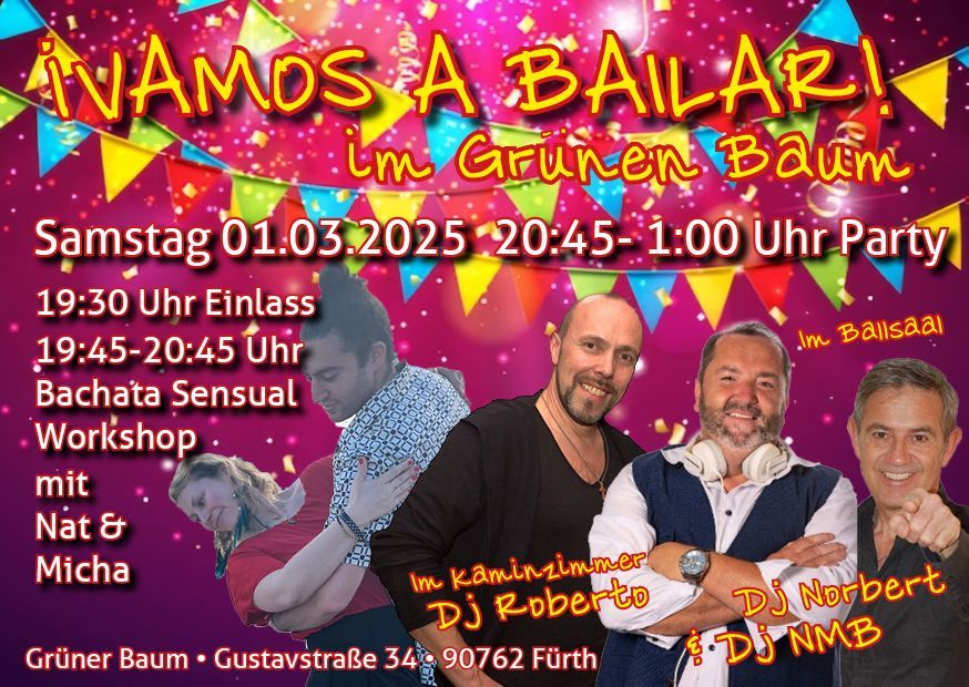 \u00a1Vamos a Bailar! Fasching im Gr\u00fcnen Baum \ud83c\udf33 \ud83e\udd73\ud83e\udd21