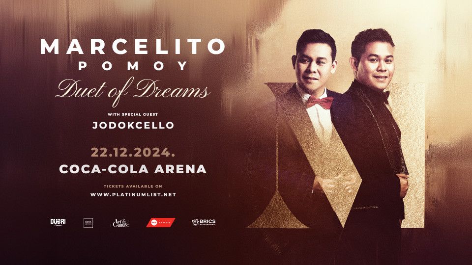 Marcelito Pomoy Live at Coca-Cola Arena, Dubai