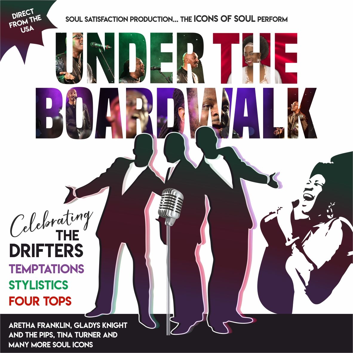 Under The Boardwalk - Celebrating the Drifters, Stylistics, Tavares, O jays, Sam Cooke, Lionel 