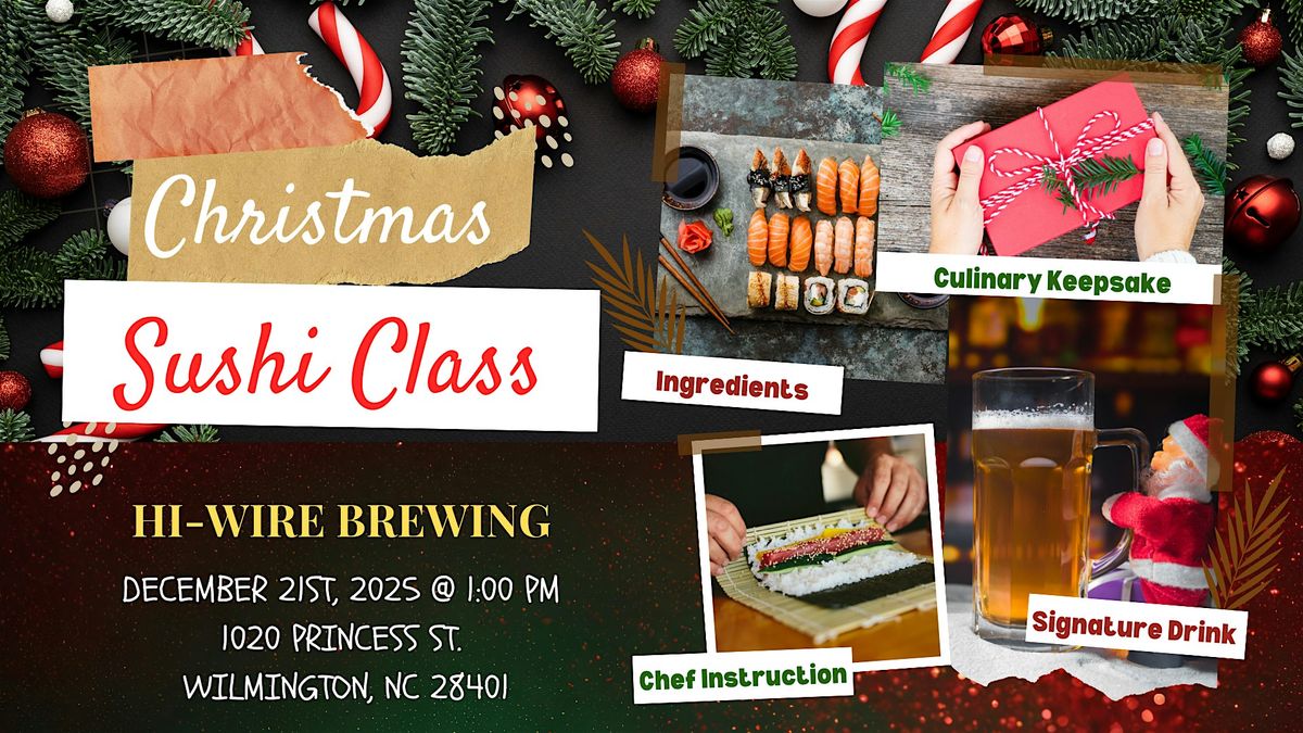 Christmas Sushi Class