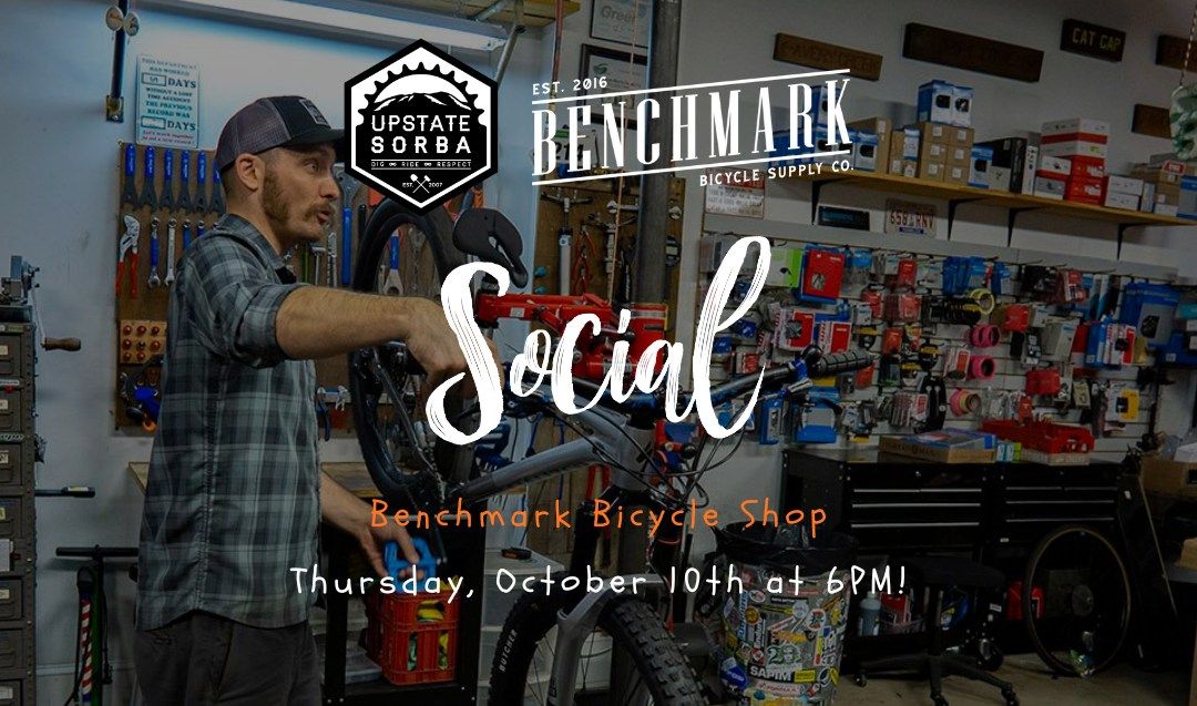 October SORBA Social - Benchmark Bicycle Supply