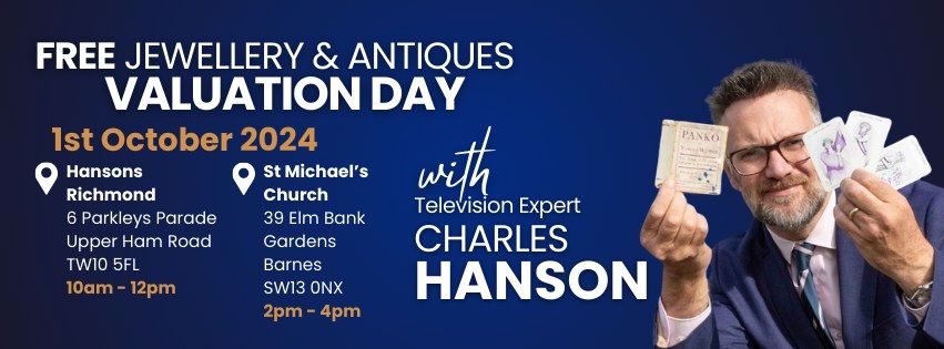 Charles Hanson's FREE valuation day | Antiques, Jewellery and Watches 