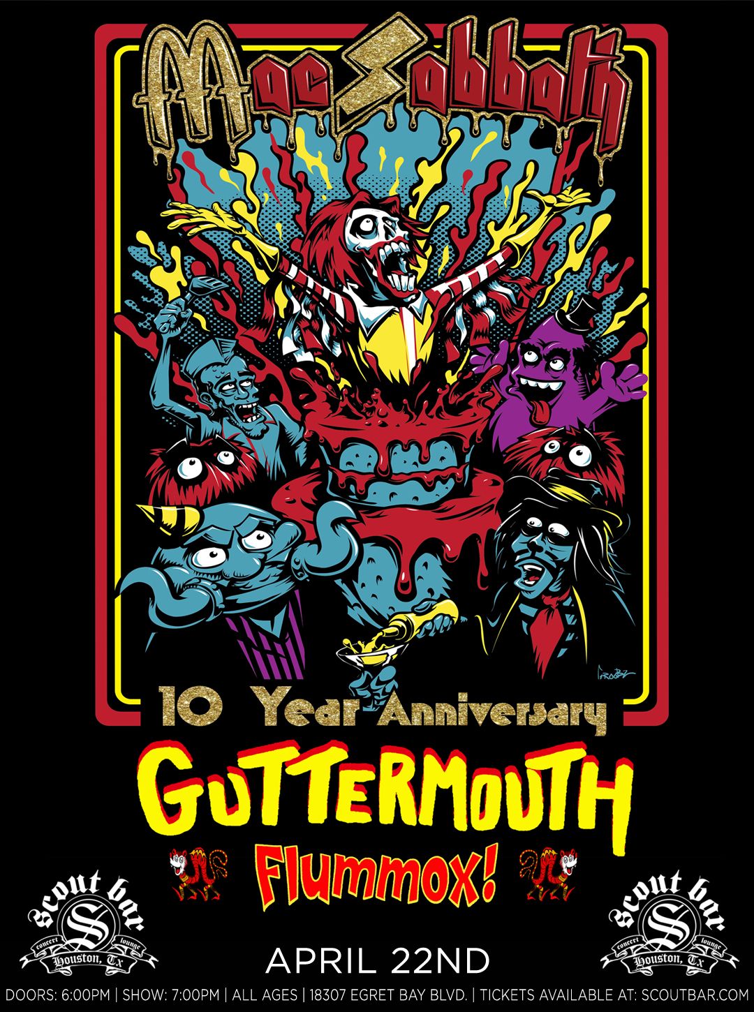 Mac Sabbath w\/ Guttermouth & Flummox