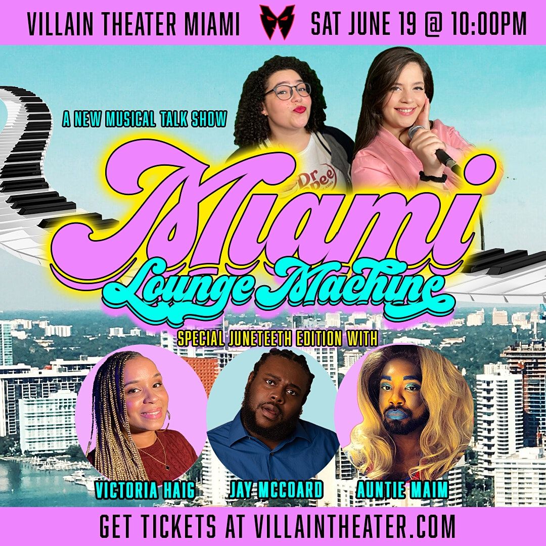 Saturday Gigantic Comedy show featuring Miami Lounge Machine