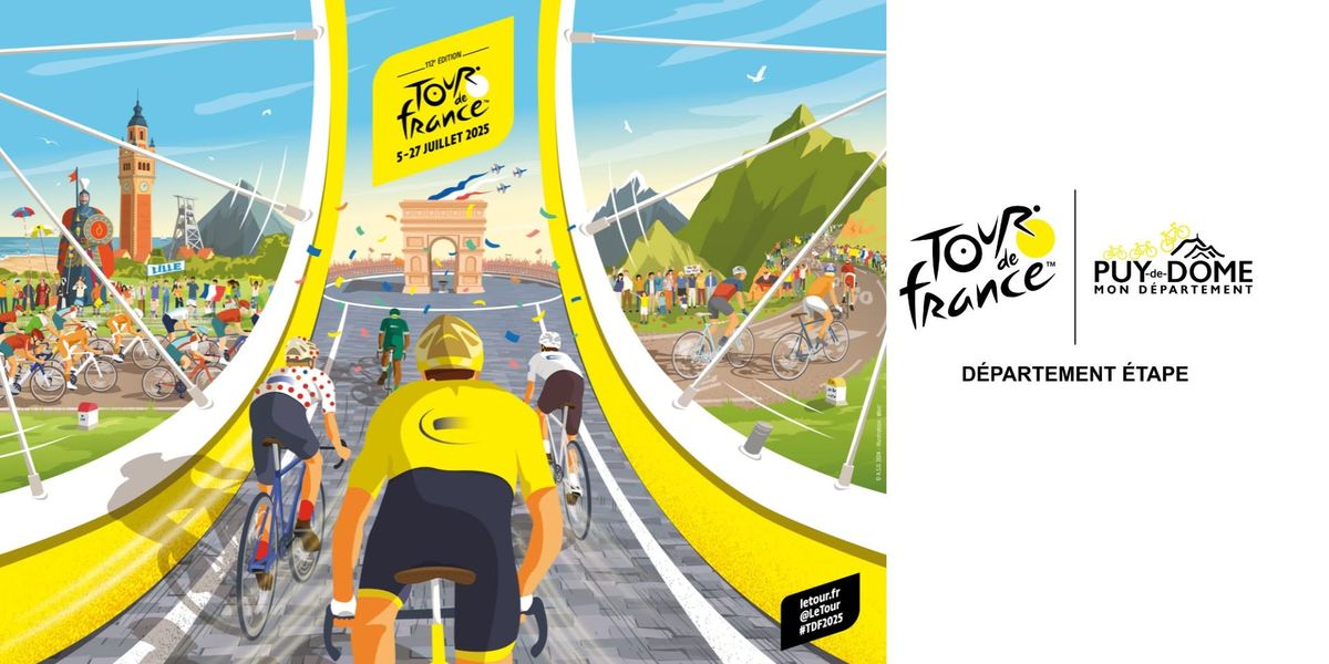 Tour de France 2025 dans le Puy-de-D\u00f4me