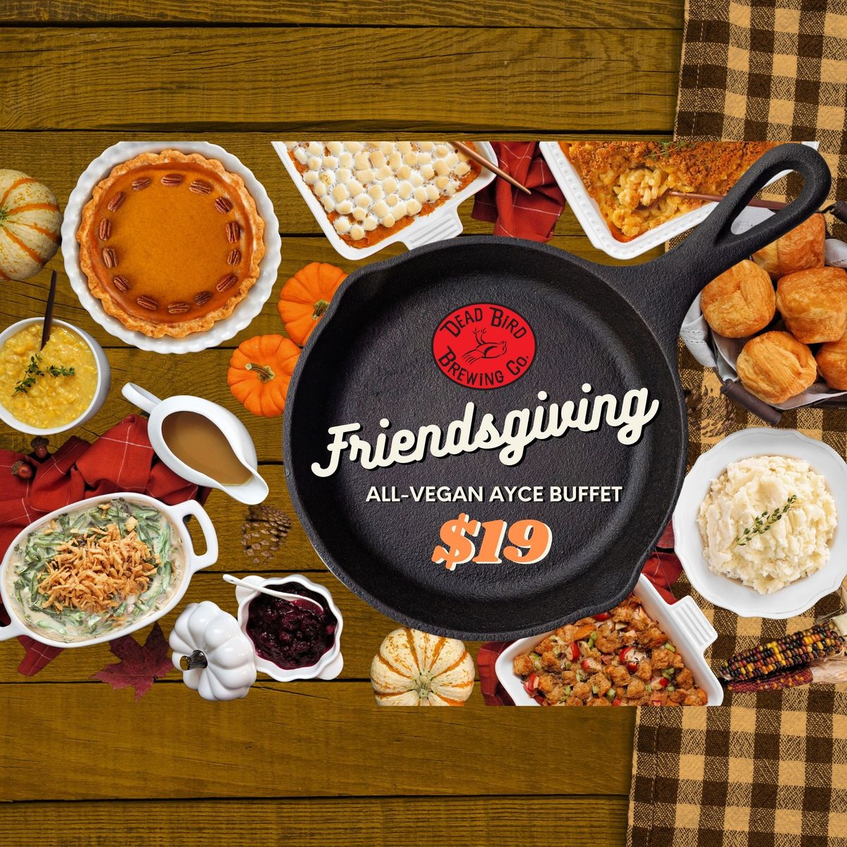 Friendsgiving Buffet at Dead Bird Brewing