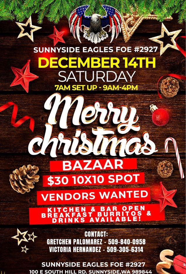 SUNNYSIDE EAGLES BAZAAR 