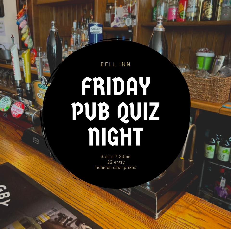 Monthly Friday night quiz