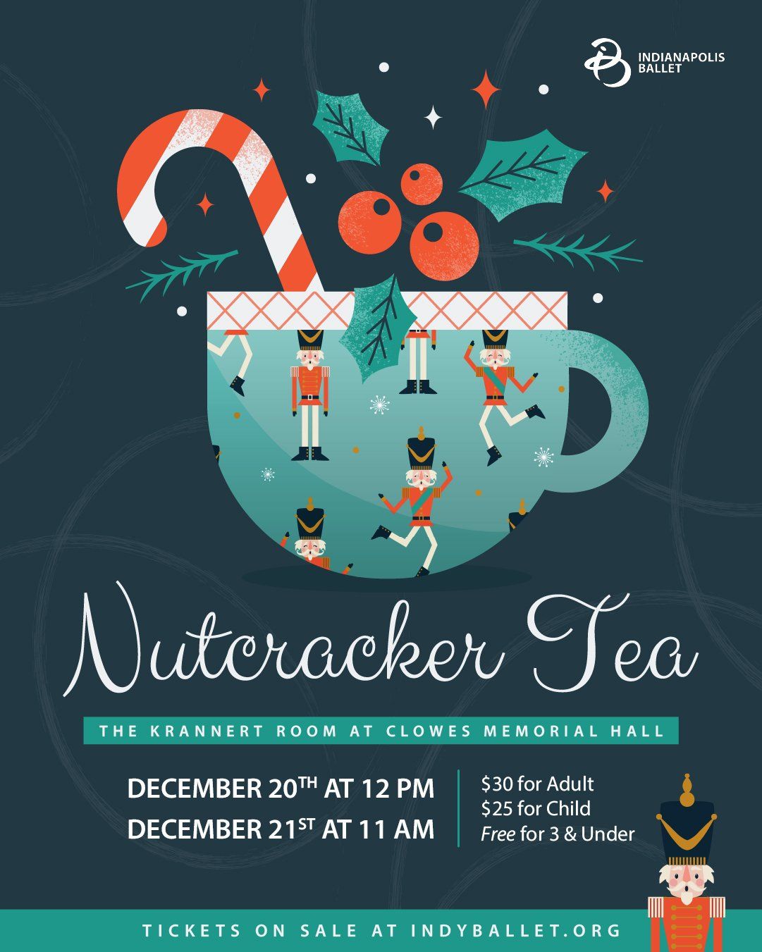 Indianapolis Ballet Nutcracker Tea at Clowes Memorial Hall