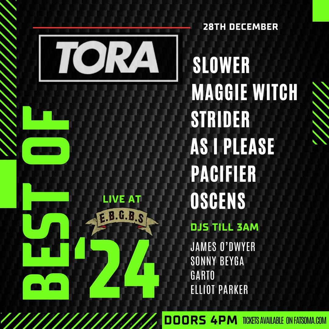 TORA UK: BEST OF 2024 at HEEBIE JEEBIES