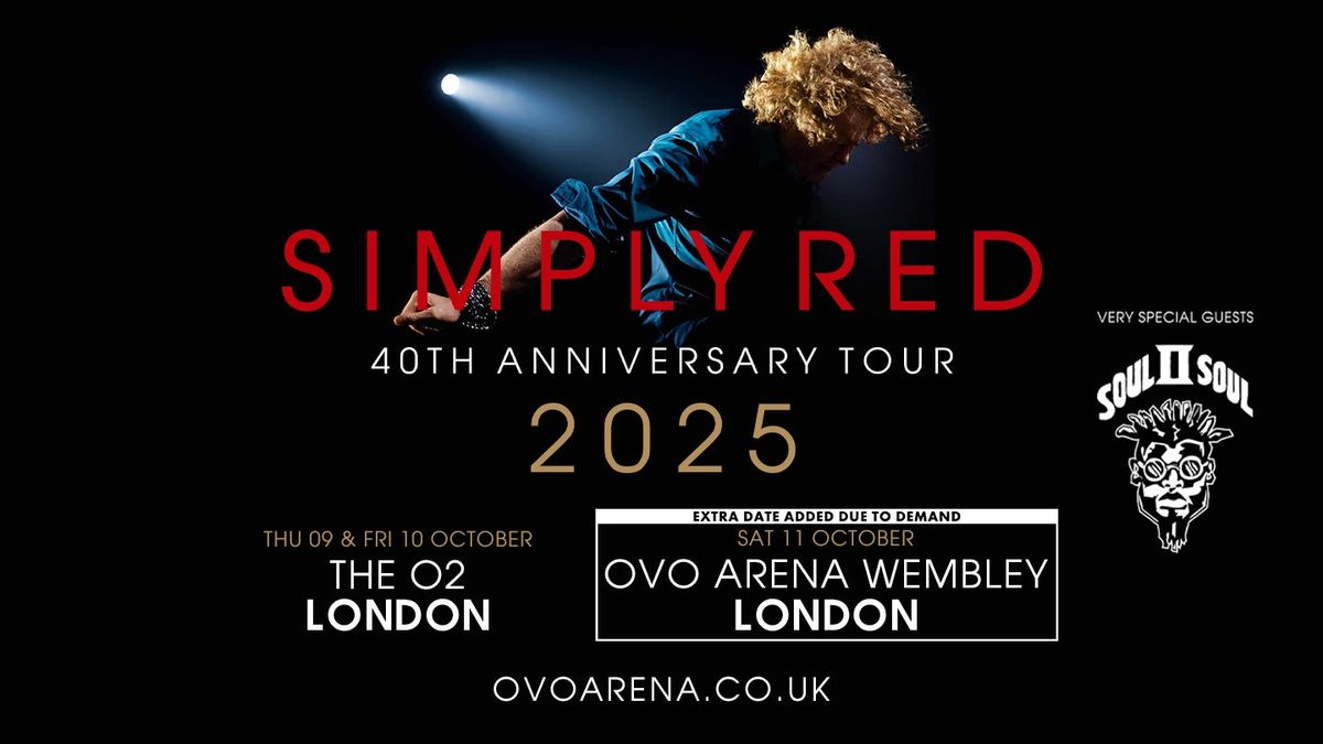 Simply Red at OVO Arena Wembley