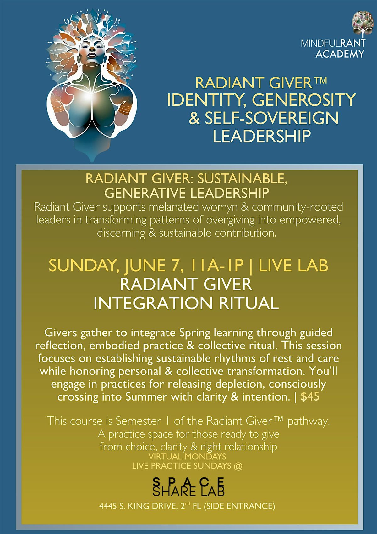 RADIANT GIVER: Integration Ritual