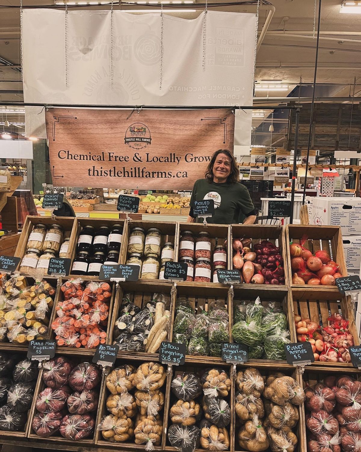 Thistle Hill Farms at the Old Strathcona Farmers' Market