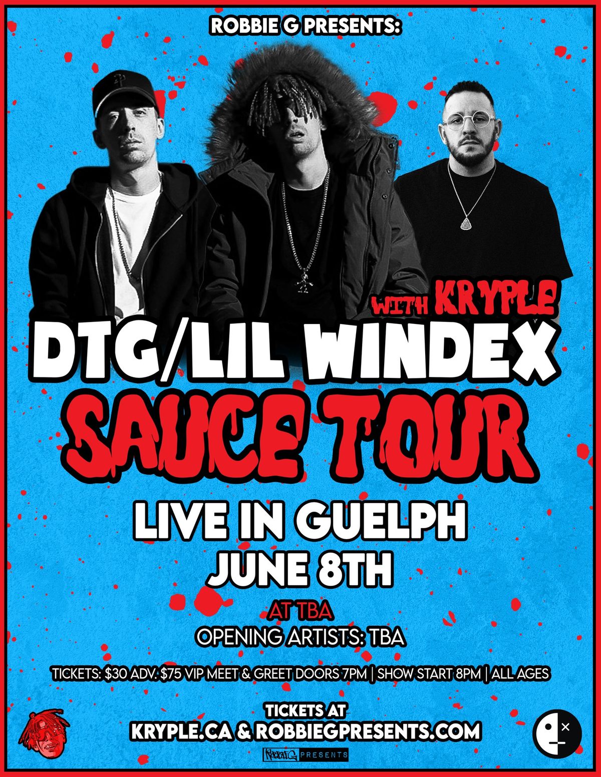 DTG\/Lil Windex Live in Guelph June 8th at Red Papaya with Kryple