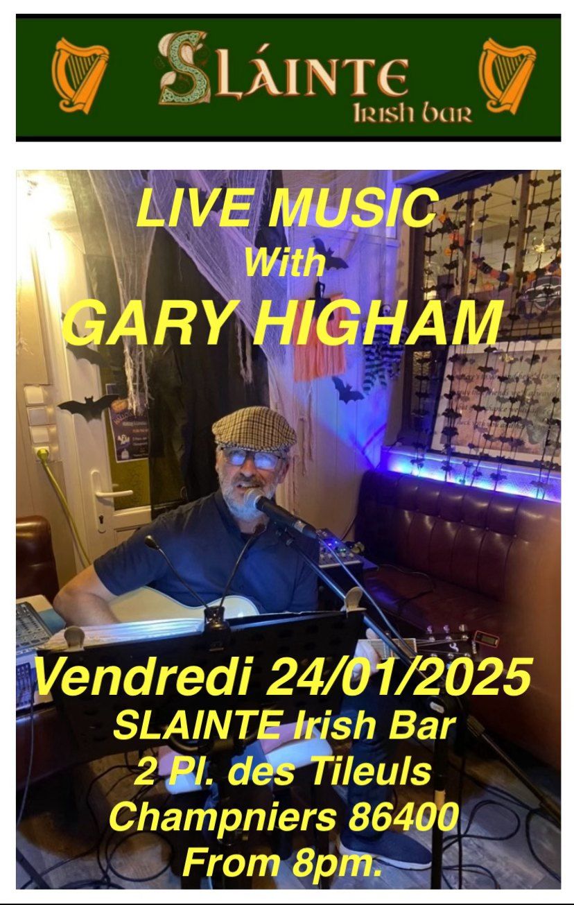 Concert avec le grand Gary Higham