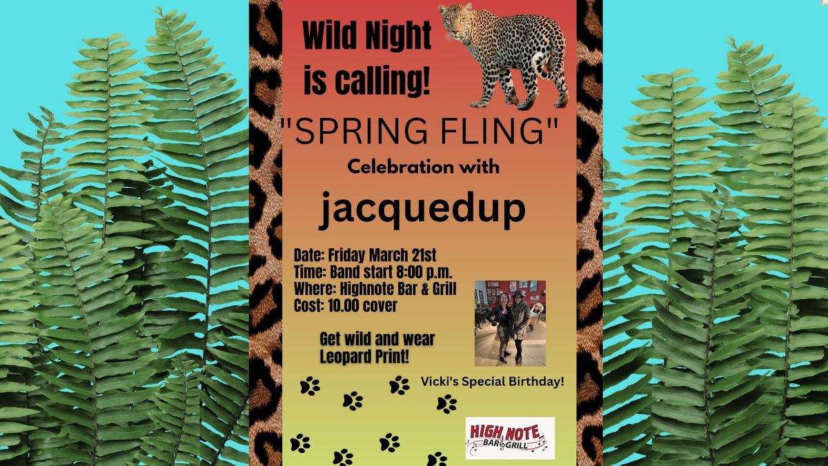 "Wild Night is Calling" \ud83d\udc06\ud83c\udf31  SPRING FLING