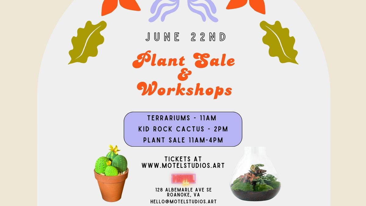 June Plant Sale & Workshops!