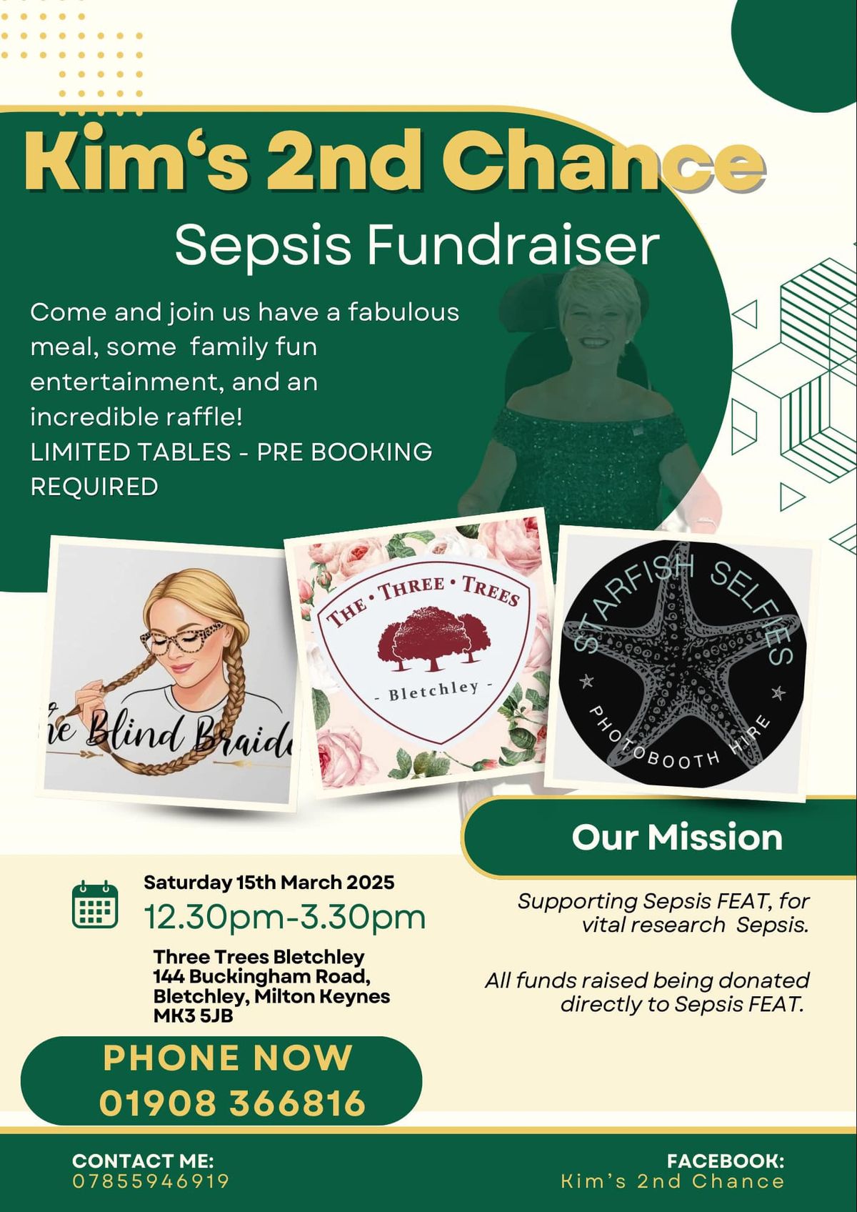 Kim\u2019s second chance sepsis fundraiser 