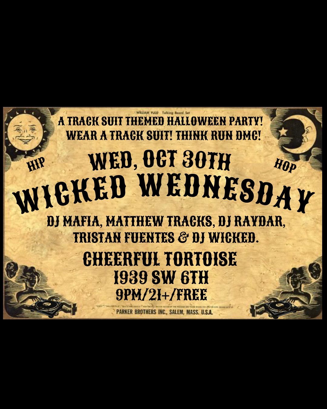 Wicked Wednesday - Track Suit Halloween Party! 