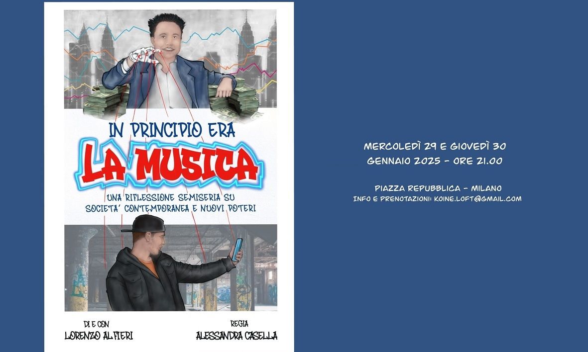 IN PRINCIPIO ERA LA MUSICA di e con Lorenzo Alfieri - Regia di Alessandra Casella