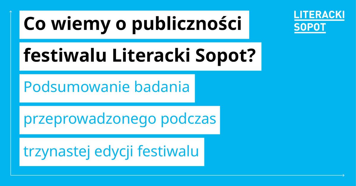 Co wiemy o publiczno\u015bci festiwalu Literacki Sopot?