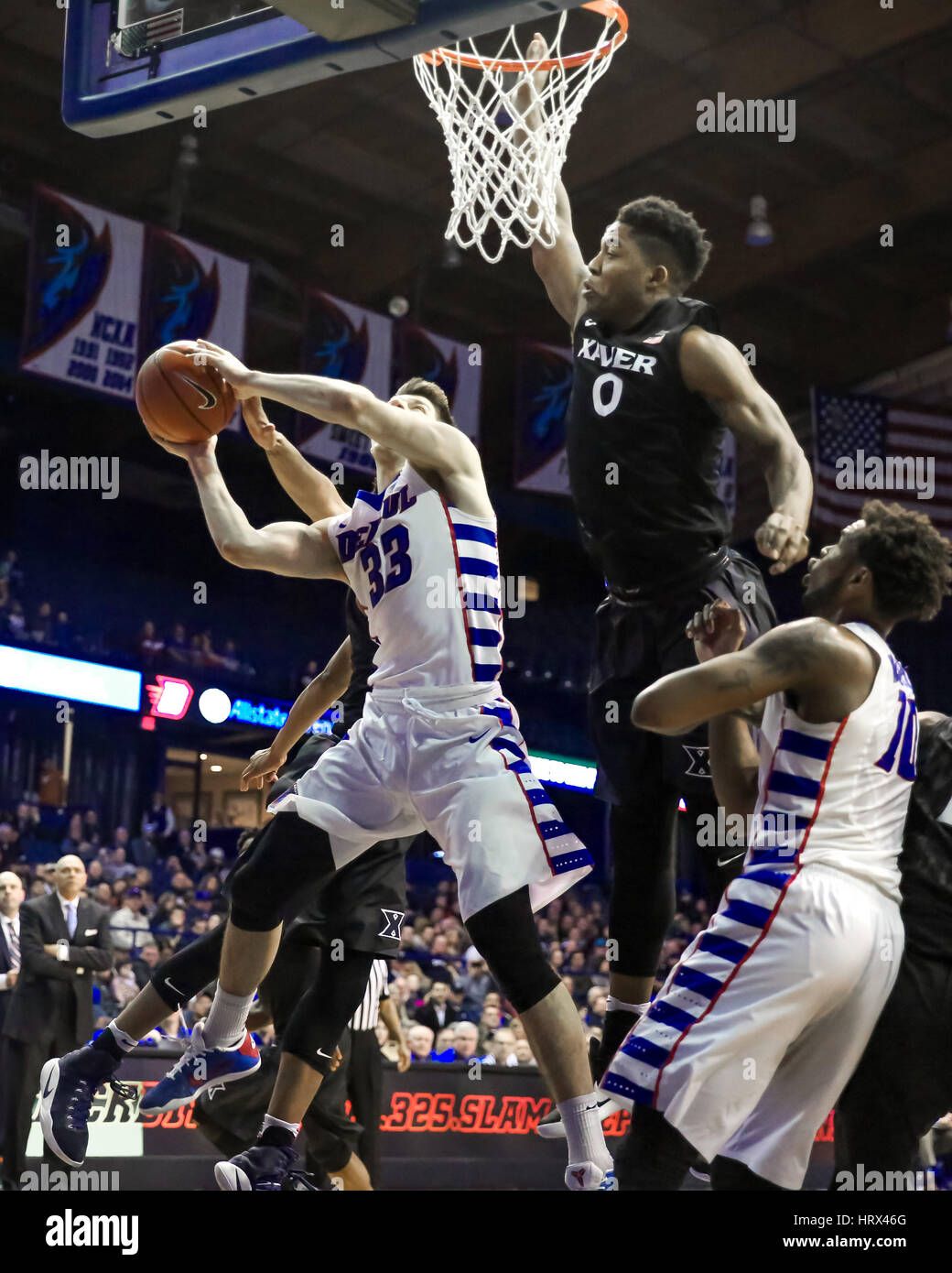 Xavier Musketeers vs. DePaul Blue Demons