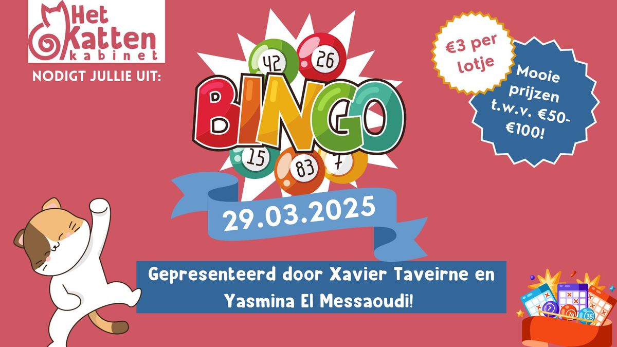 Bingo ten voordele van Het Kattenkabinet