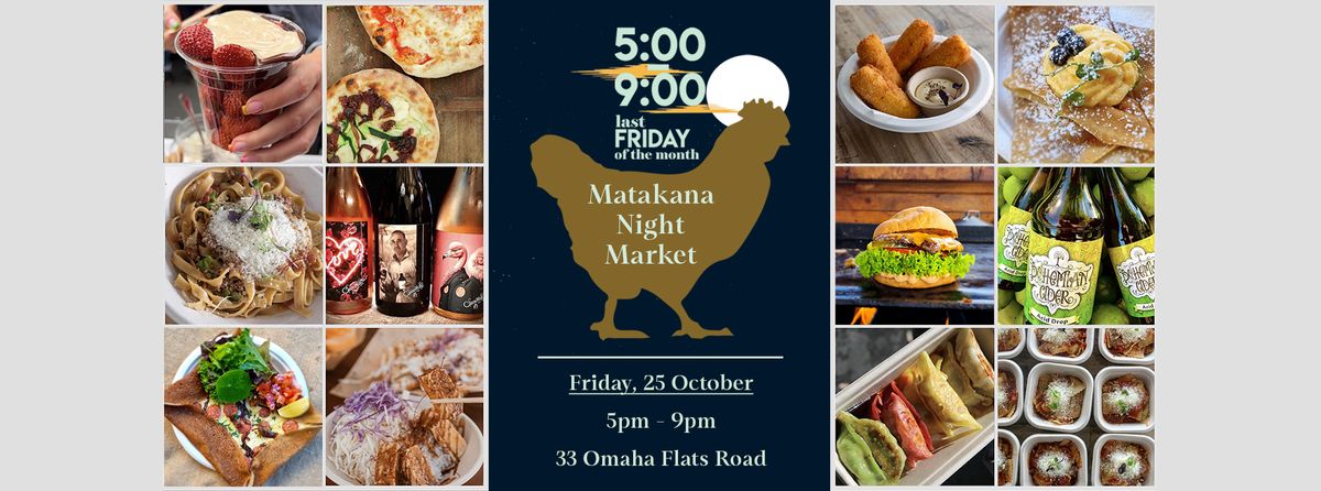 Labour Weekend: Matakana Night Market \u2728