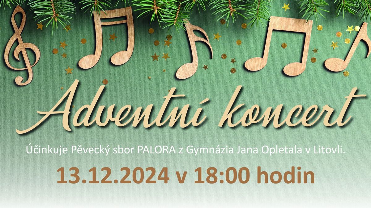 Adventn\u00ed koncert s p\u011bveck\u00fdm sborem PALORA 